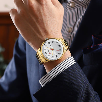 CURREN 8411 Men's Stainless Steel Watch