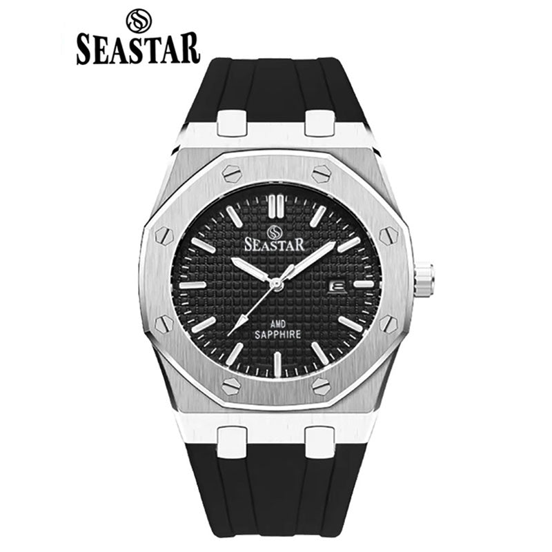 SEASTAR Original Brand Silicone Straps Wrist Watch For Men With Brand (Box & Bag)-2417