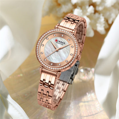 CURREN 9087 Women's Stainless Steel Watch