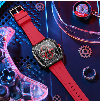 CURREN 8442 Men's Rubber Straps Watch
