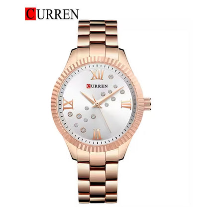 CURREN 9009 Women's Strainless Steel Watch