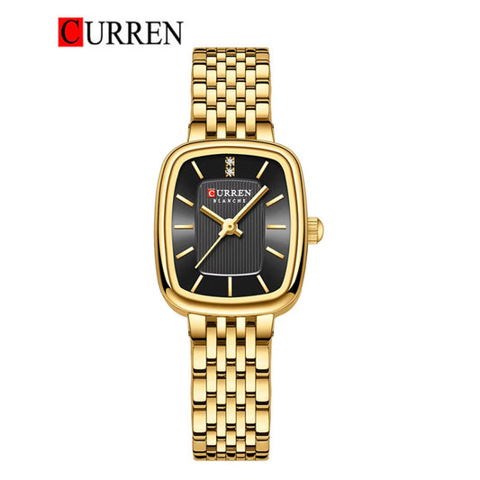 CURREN Original Brand Stainless Steel Band Wrist Watch For Women With Brand (Box & Bag)-9093