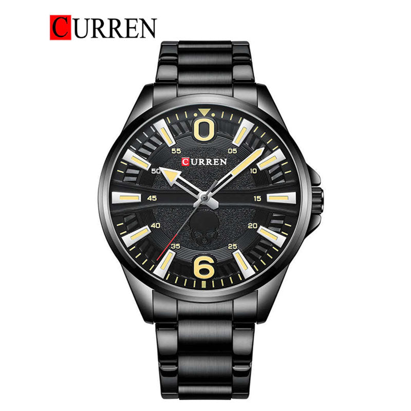 CURREN Original Brand Stainless Steel Band Wrist Watch For Men With Brand (Box & Bag)-8389