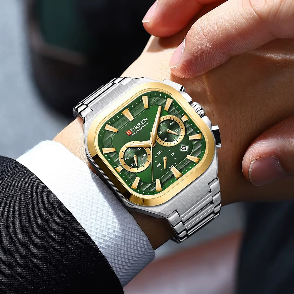 CURREN 8496 Men's Stainless Steel Watch