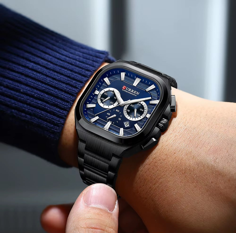 CURREN 8496 Men's Stainless Steel Watch