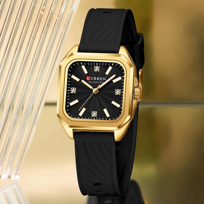 CURREN 9113 Men's Rubber Straps Watch