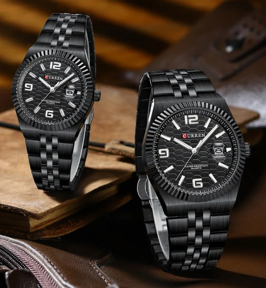 CURREN New Arrival Couples Stainless Steel Watch