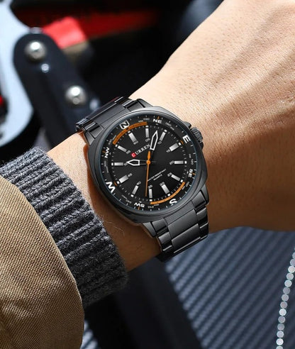 CURREN 8455 Men's Stainless Steel Watch