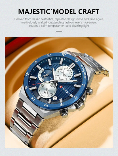 CURREN 8481 Men's Stainless Steel Watch