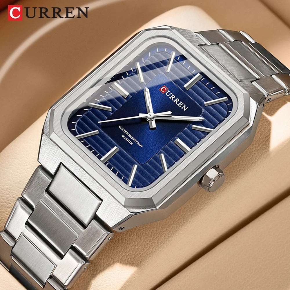 CURREN Original Brand Stainless Steel Band Wrist Watch For Men With Brand (Box & Bag)-8457