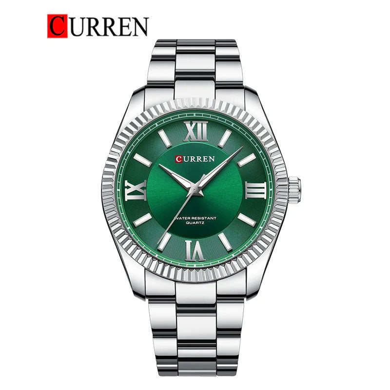 CURREN Original Brand Stainless Steel Band Wrist Watch For Men With Brand (Box & Bag)-8453