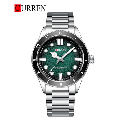 CURREN Original Brand Stainless Steel Band Wrist Watch For Men With Brand (Box & Bag)-8450