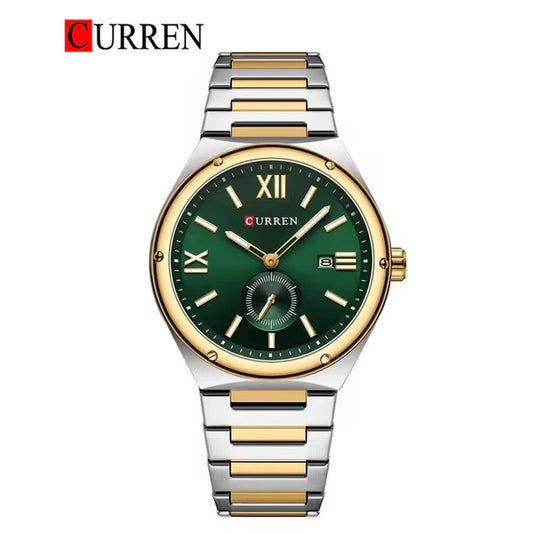 CURREN Original Brand Stainless Steel Band Wrist Watch For Men With Brand (Box & Bag)-8471