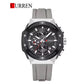 CURREN Original Brand Rubber Straps Wrist Watch For Men With Brand (Box & Bag)-8462