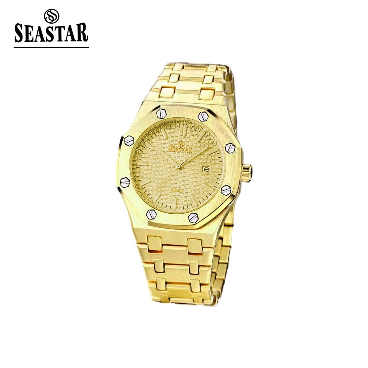 SEASTAR Original Brand Stainless Steel Band Wrist Watch For Men With Brand (Box & Bag)-A51MO49D