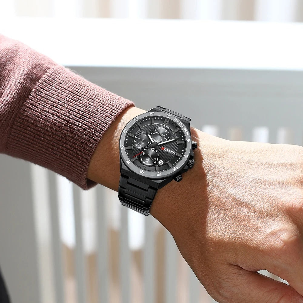 CURREN 8481 Men's Stainless Steel Watch