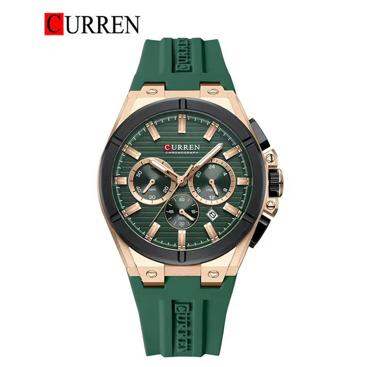 CURREN 8487 Men's Rubber Straps Watch – Curren Watches