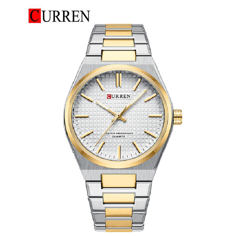 CURREN Original Brand Stainless Steel Band Wrist Watch For Men With Brand (Box & Bag)-8439