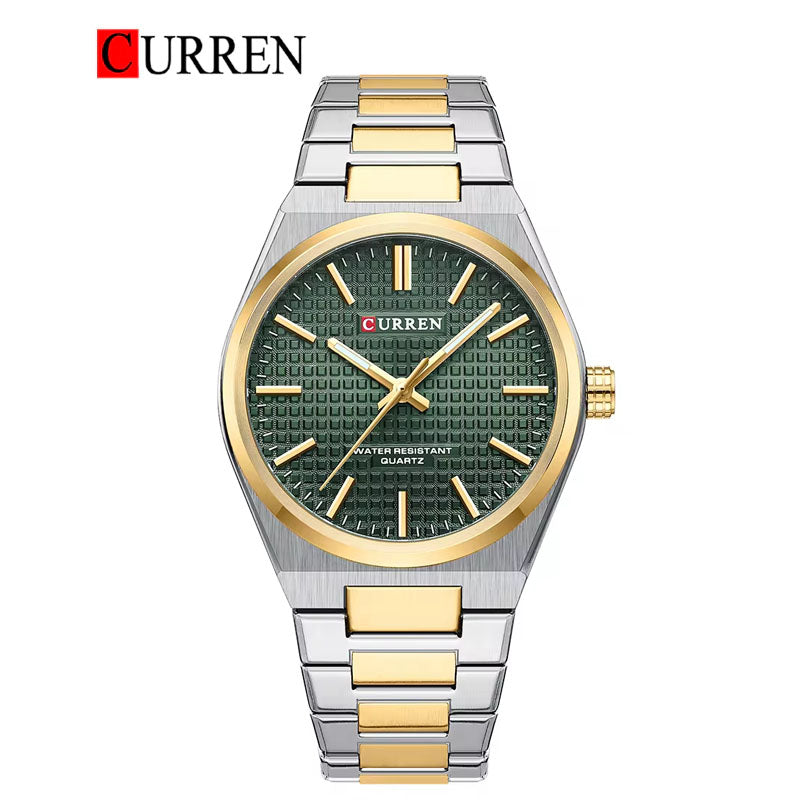 CURREN Original Brand Stainless Steel Band Wrist Watch For Men With Brand (Box & Bag)-8439