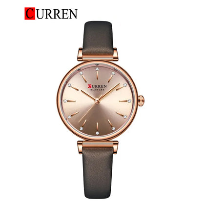 CURREN 9081 Women's Leather Straps Watch