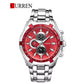 CURREN Original Brand Stainless Steel Band Wrist Watch For Men With Brand (Box & Bag)-8023