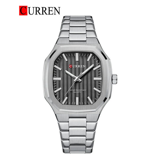 CURREN Original Brand Stainless Steel Band Wrist Watch For Men With Brand (Box & Bag)-8458