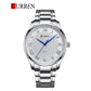 CURREN Original Brand Stainless Steel Band Wrist Watch For Men With Brand (Box & Bag)-8409