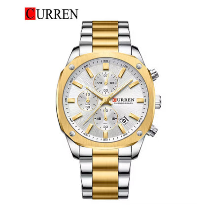 CURREN 8490 Men's Stainless Steel Watch