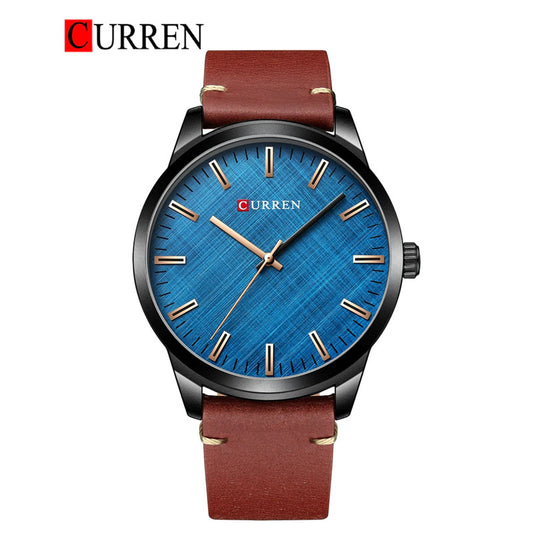 CURREN Original Brand Leather Straps Wrist Watch For Men Wth Brand (Box & Bag)-8386