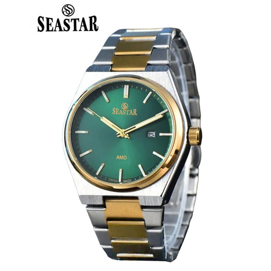 SEASTAR Original Brand Stainless Steel Band Wrist Watch For Men With Brand (Box & Bag)-A50M047D