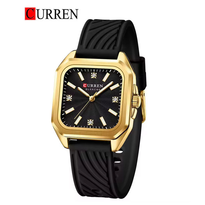 CURREN 9113 Men's Rubber Straps Watch