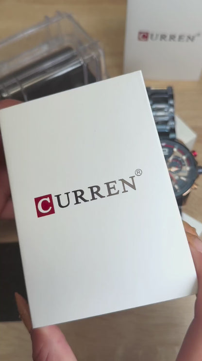 CURREN 8395 Men's Stainless Steel Watch