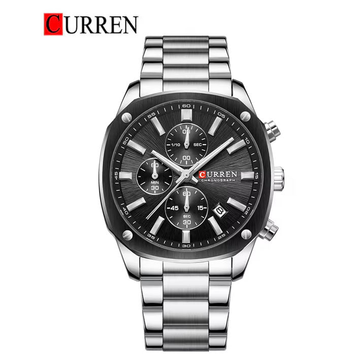 CURREN 8490 Men's Stainless Steel Watch
