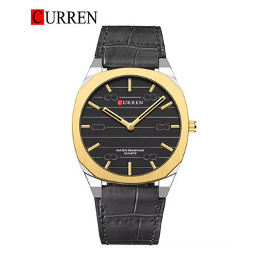 CURREN 8480 Men's Leather Straps Watch