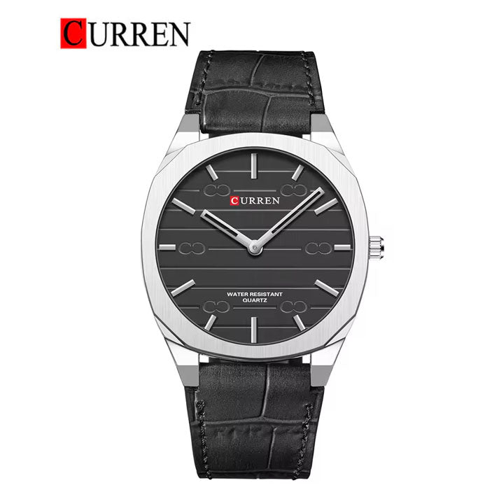 CURREN 8480 Men's Leather Straps Watch