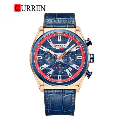 CURREN 8392 Men's Rubber Straps Watch