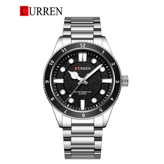 CURREN Original Brand Stainless Steel Band Wrist Watch For Men With Brand (Box & Bag)-8450