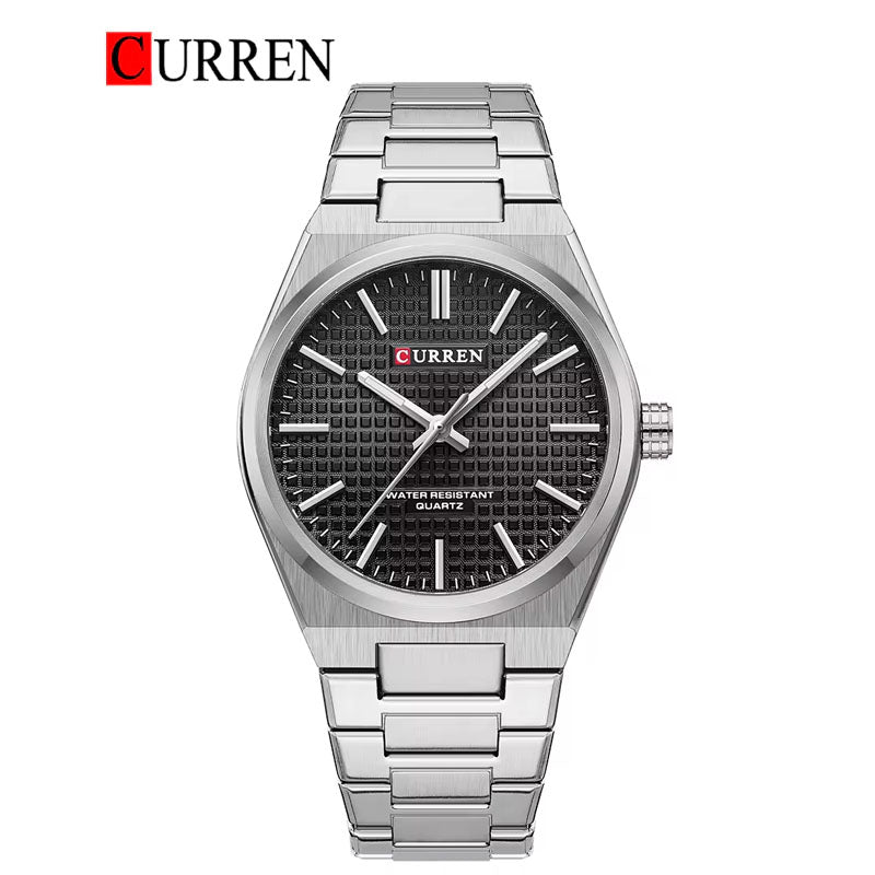 CURREN Original Brand Stainless Steel Band Wrist Watch For Men With Brand (Box & Bag)-8439