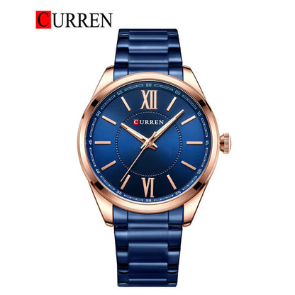 CURREN Original Brand Stainless Steel Band Wrist Watch For Men With Brand (Box & Bag)-8423