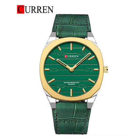 CURREN 8480 Men's Leather Straps Watch