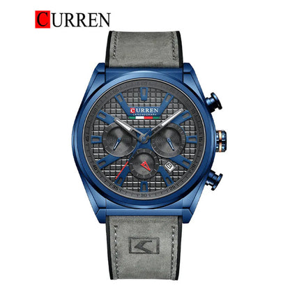 CURREN 8392 Men's Rubber Straps Watch