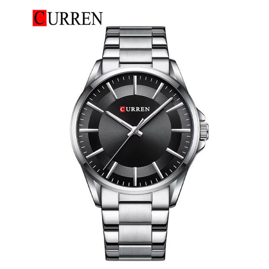 CURREN Original Brand Stainless Steel Band Wrist Watch For Men With Brand (Box & Bag)-8429