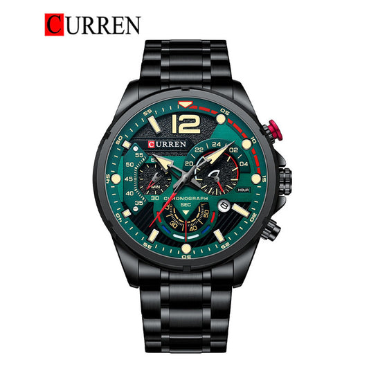CURREN 8395 Men's Stainless Steel Watch