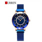 CURREN Original Brand Mesh Band Wrist Watch For Women With Brand (Box & Bag)-9066