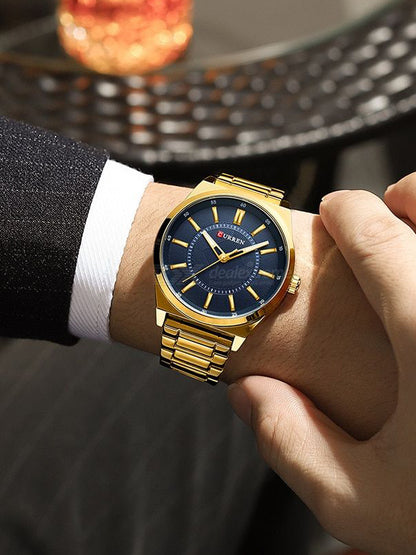 CURREN 8407 Men's Stainless Steel Watch