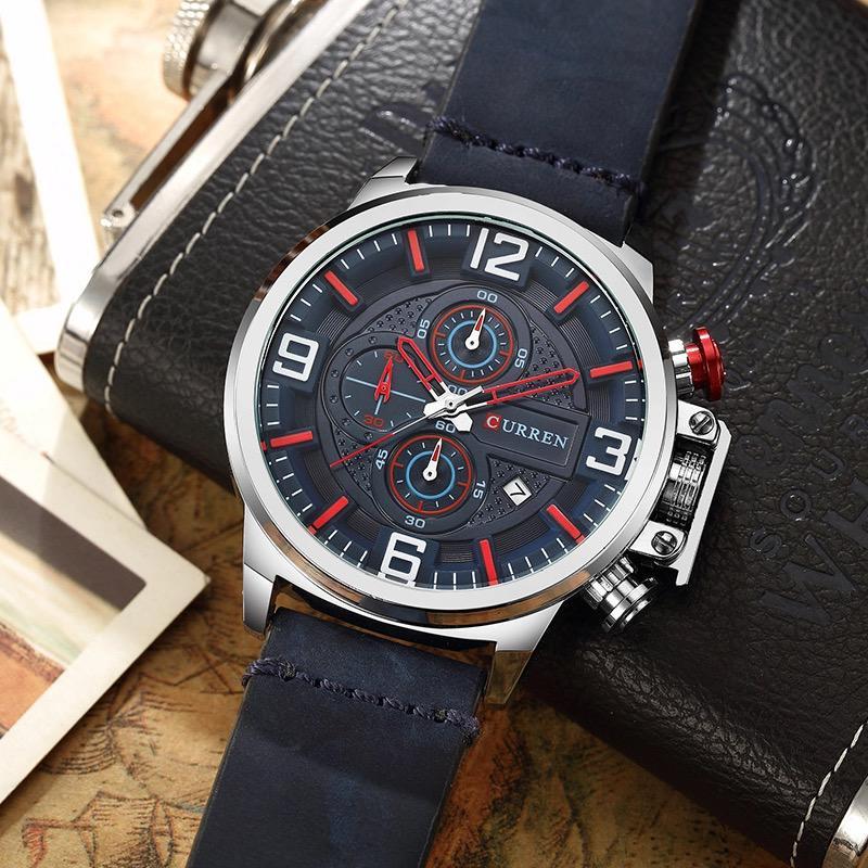 CURREN 8278 Men's Leather Straps Watch