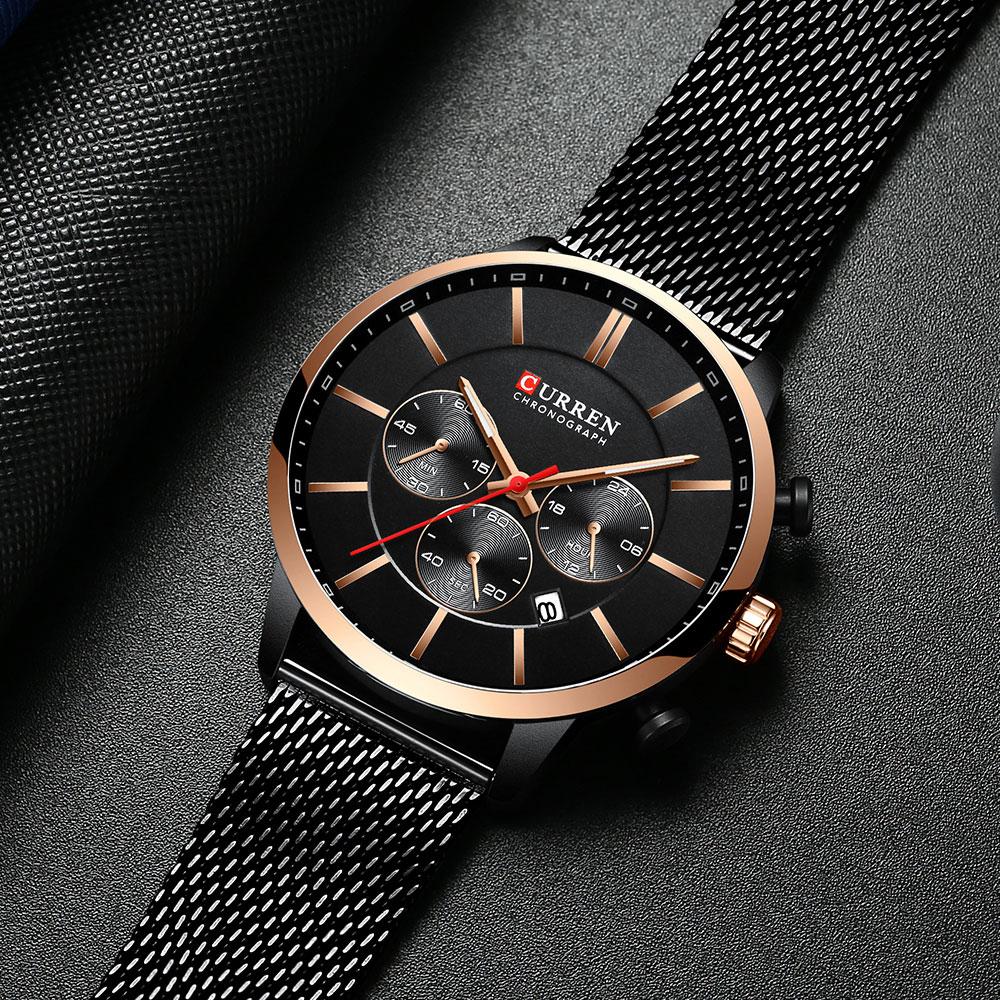 CURREN 8340 Men's Stainless Steel Watch