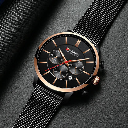 CURREN 8340 Men's Stainless Steel Watch