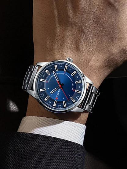 CURREN 8406 Men's Stainless Steel Watch