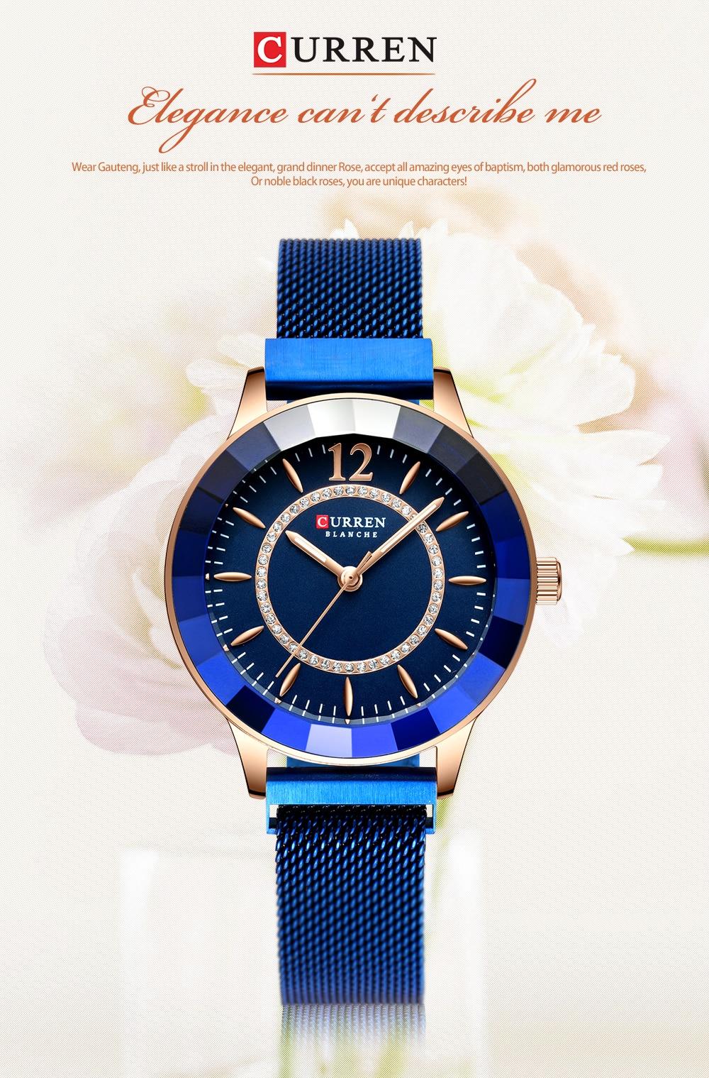 CURREN 9066 Women's Stainless Steel Watch
